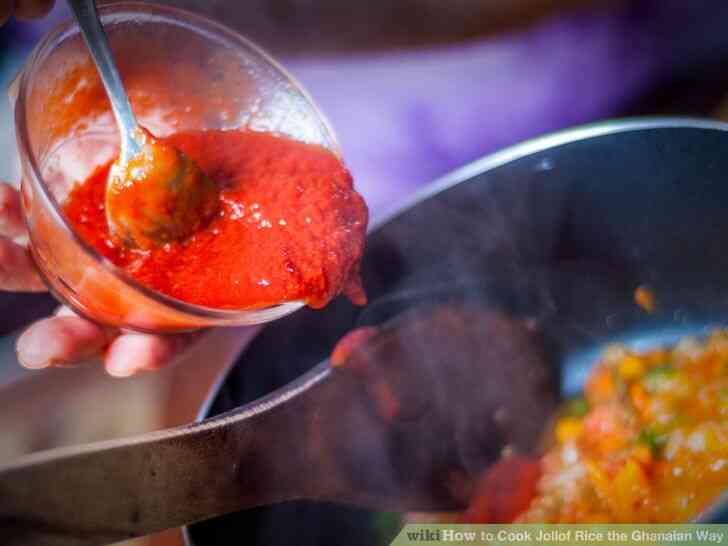 Image intitulée Cuire le Riz Jollof le Ghanéen Moyen de l
